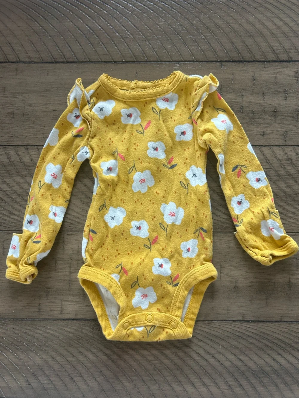 NB Long Sleeve Onesies with mittens